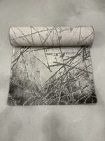 Moderner Teppich mit abstraktem Muster - Grau/Weiss