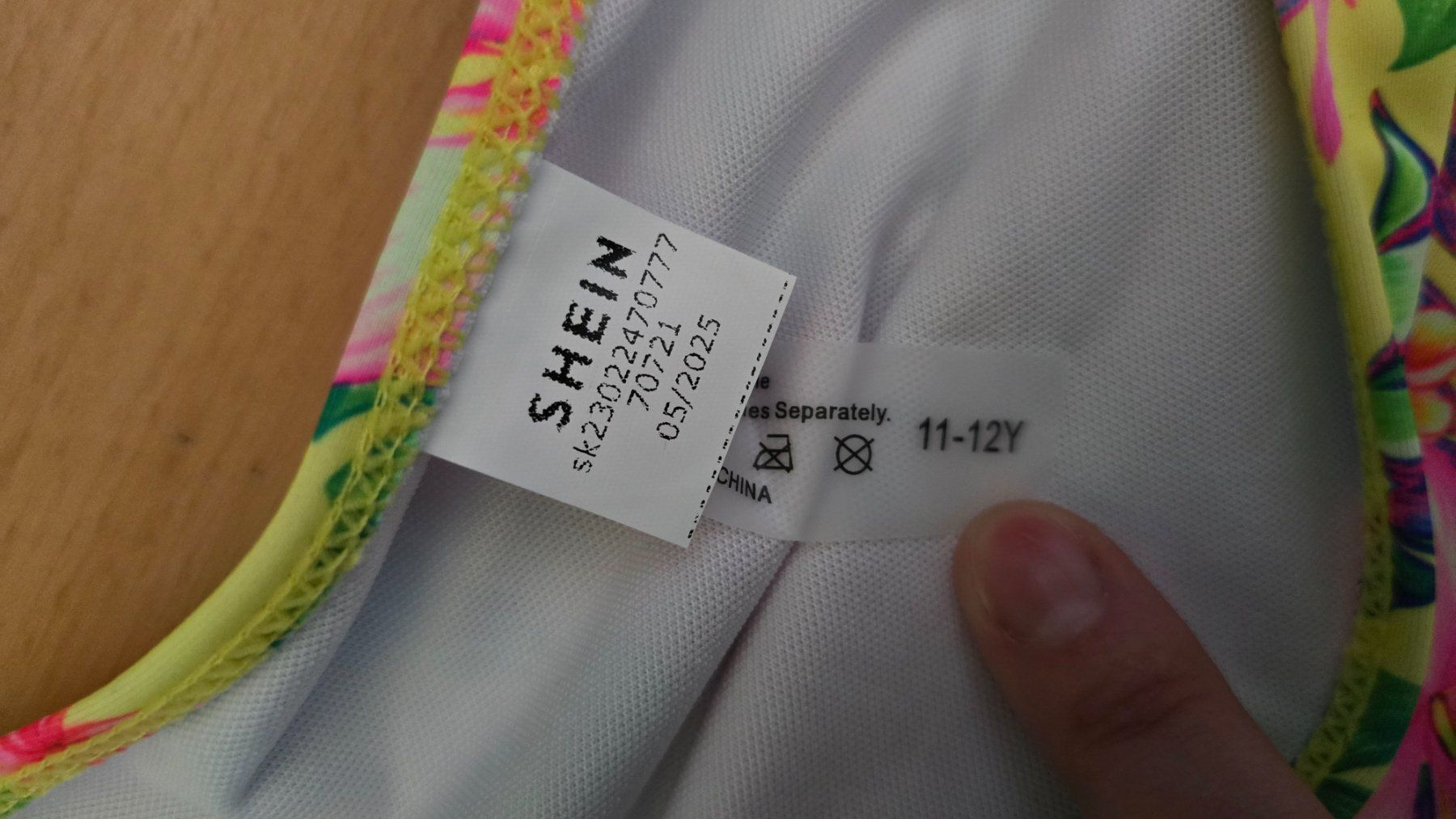 Shein Costumi da bagno & Bikini: 👧🏻 Mädchen Bikini - 146 / 152 - Tropen-Print & Rüschen 👙 – Nuovo (secondo la descrizione) da Thalwil venduto da VitaMini 1