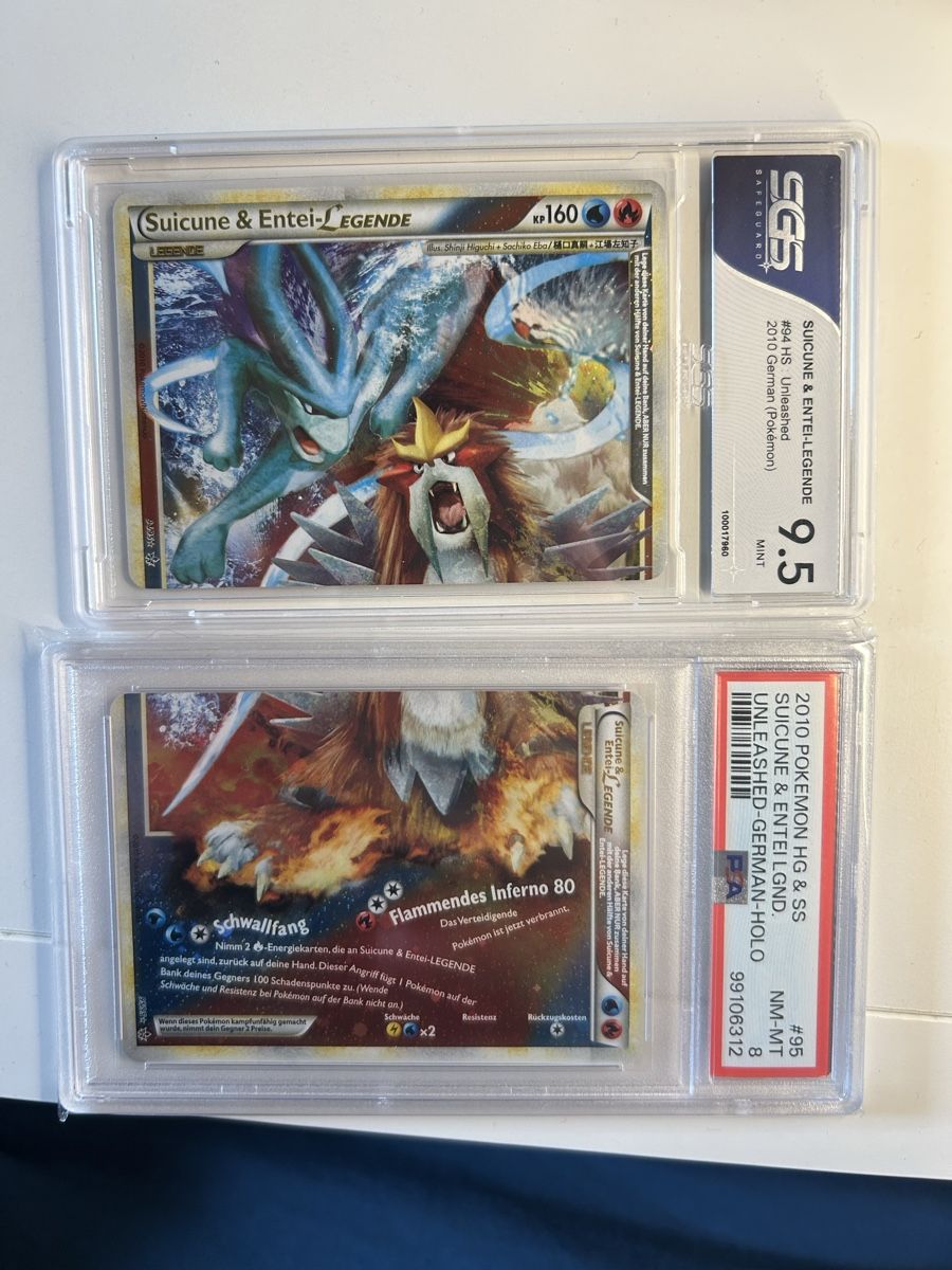 Pokémon Carte collezionabili: Pokemon Suicune & Entei Legende 94/95 & 95/95 – Usato da Vuadens venduto da Numispot
