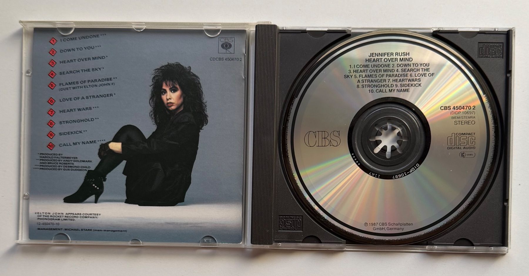 CD: Jennifer Rush / Heart Over Mind – Usato da Näfels venduto da rottabi 2