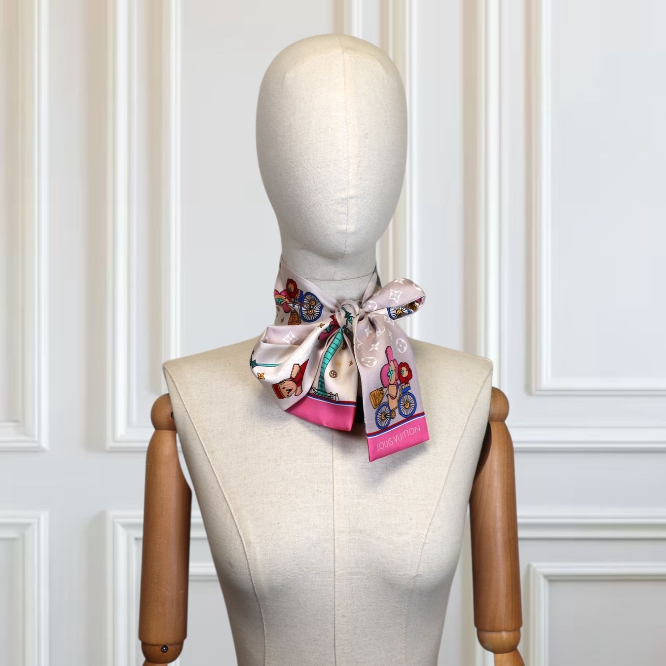 Louis Vuitton Foulards, Tücher & Schals: Louis Vuitton Bandeau "Vivienne Paris" – Gebraucht aus Binningen von Designerlabels 2
