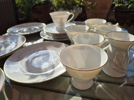 Kaffeeservice Rosenthal "Gräser, "Form 2000, Design 50er