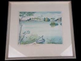 Bilderrahmen mit Bild von Th. Anselmi