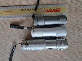 3 LED Taschenlampen sind sehr hell
