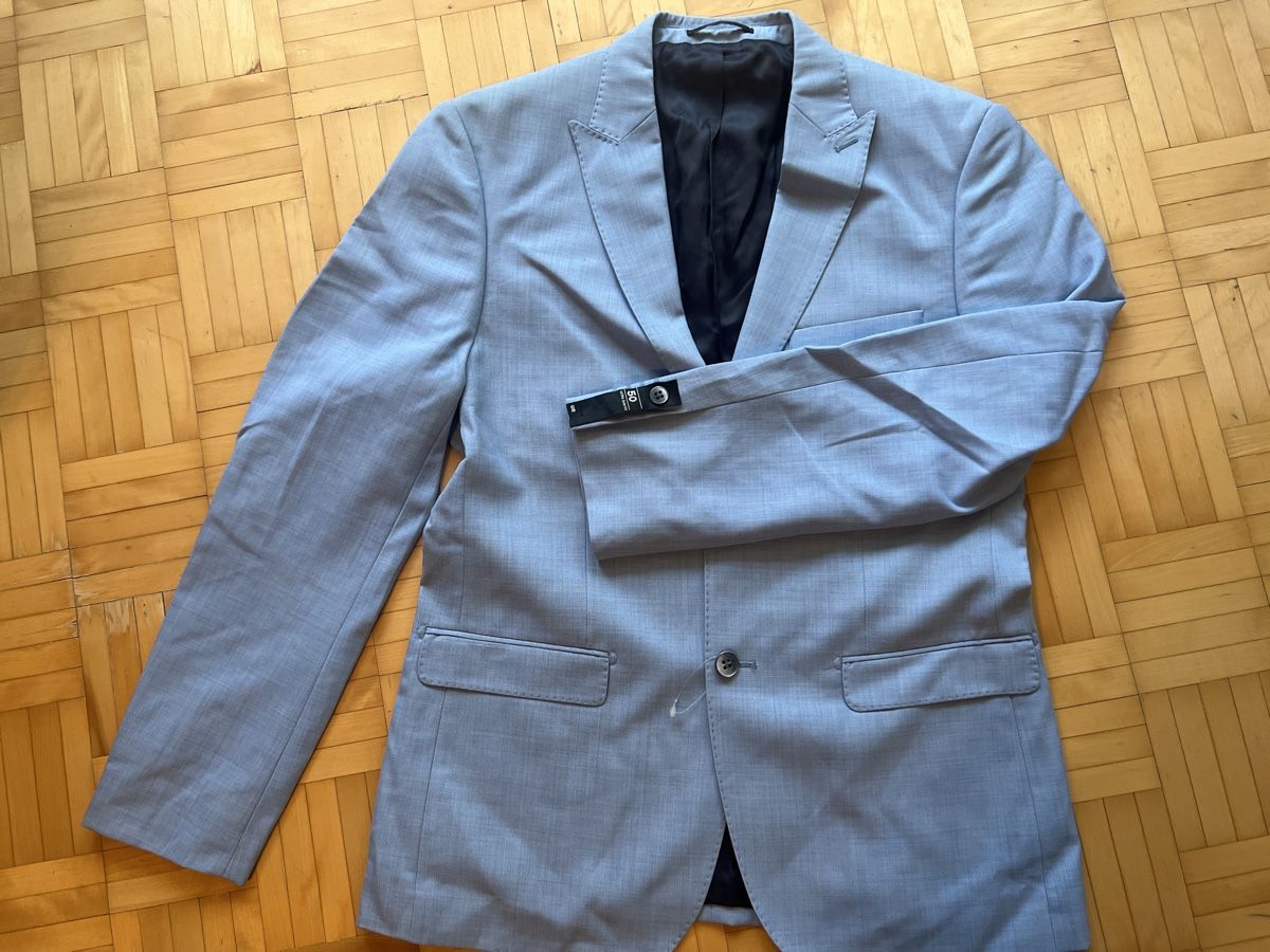 Giacche: Hellblauer Sakko Gr. 50 Top Zustand – Nuovo e nell'imballaggio originale da Schaffhausen venduto da Shiva_70 3