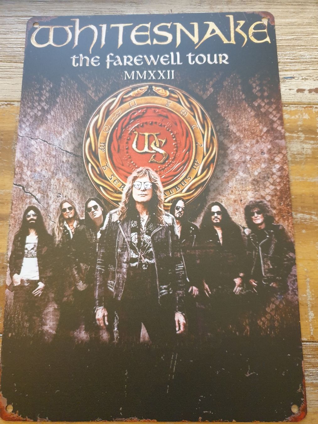 Insegne: Whitesnake Farewell Tour Blechschild – Nuovo (secondo la descrizione) da Olten venduto da Marsmobil