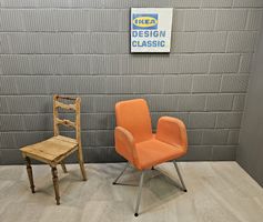 IKEA Classic 1990 Patrik Chair Mia Gammelgaard Stuhl orange
