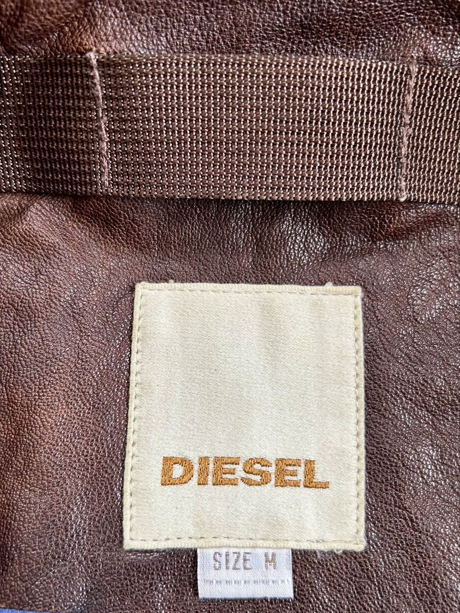 Diesel Jacken: Original Diesel Lederjacke braun 100% Schafsleder – Gebraucht aus Kreuzlingen von jthover 3