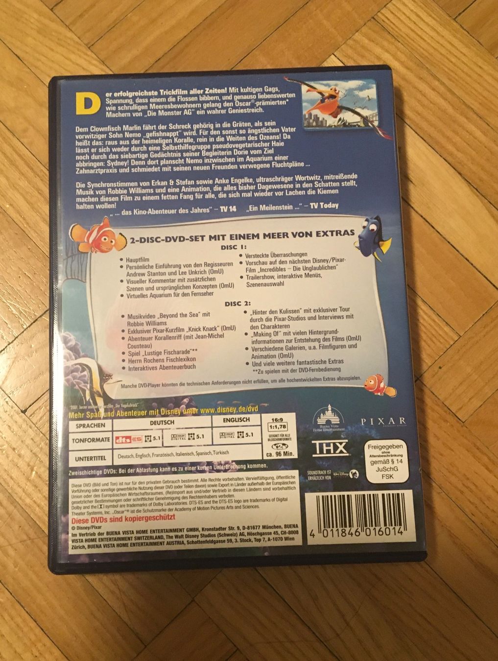 Alle DVDs: Findet Nemo – Gebraucht aus Urdorf von mat_8hvl 1