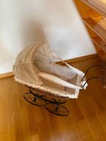 Antiker Puppenwagen, Holz, ca. 1950, top Zustand