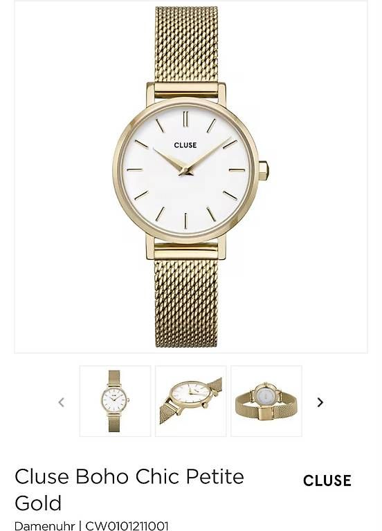 Orologi: Cluse Boho Chic Petite Gold 28mm – Usato da Steffisburg venduto da mde_sf5x 3