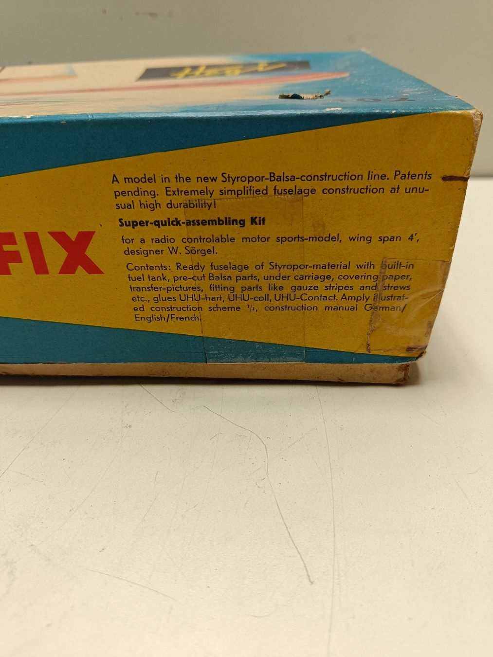Modellbausätze & Standmodelle: Styrofix Hegi Nr. 102, Originalverpackt, Selte(em324) – Neu und originalverpackt aus Künten von Schnaepplihuus 6