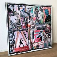 James Bond Pop Art Connery Moore 007 Girls Bild Original