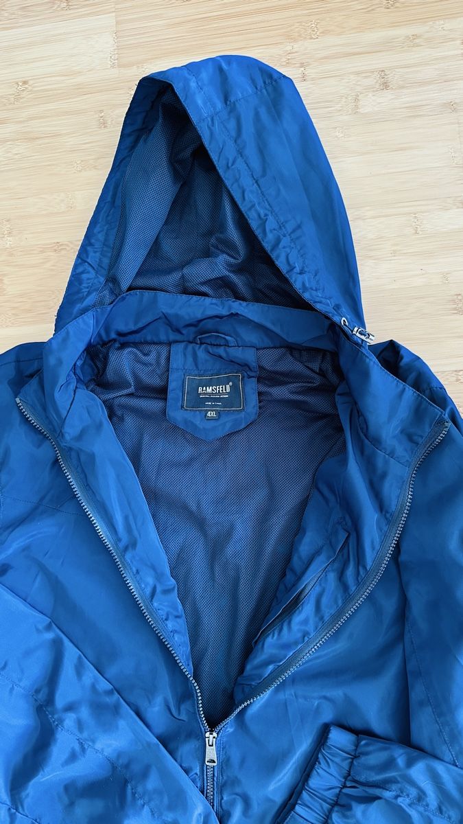 Giacche: Ramsfield Blue Rain Jacket - Size 4XL – Nuovo (secondo la descrizione) da Nidau venduto da son_9tqr 2