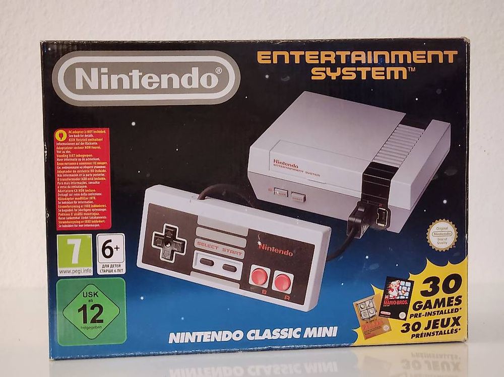 Nintendo Classic Mini (NES Mini), komplett mit OVP (Gebraucht) in ...