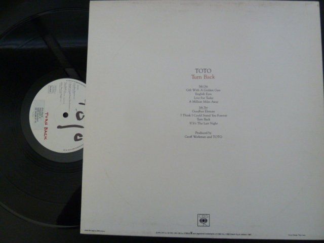 Schallplatten: TOTO - Turn back  (VG++) – Gebraucht aus Au ZH von sikoku 1