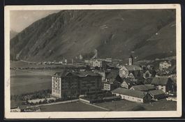 Andermatt, Ortsansicht aus der Vogelscha