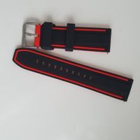 Bracelet montre rouge et noir