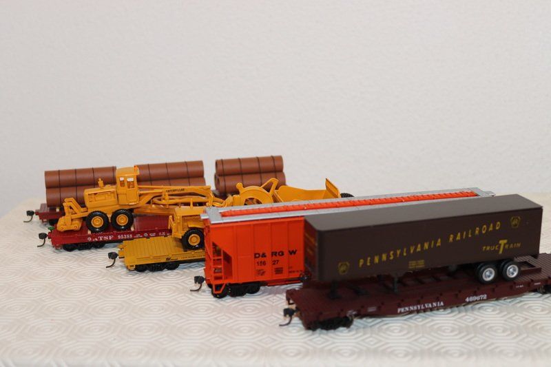 Modellini di ferrovie: 5 US Güterwagen ( 469 ) – Usato da Kerzers venduto da Winu64 7