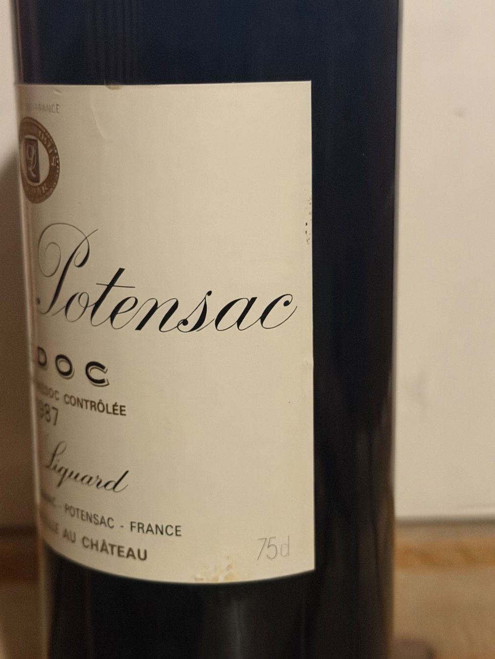 Vino: Château Potensac 1987 Médoc – Nuovo (secondo la descrizione) da Roche VD venduto da avediscipule 3