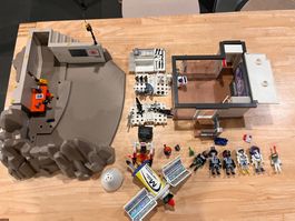 Playmobil Mars Mission Station + Raketenoberteil Schusspfeil
