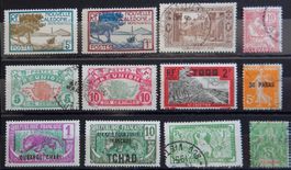 Frankreich Kolonien Lot VII