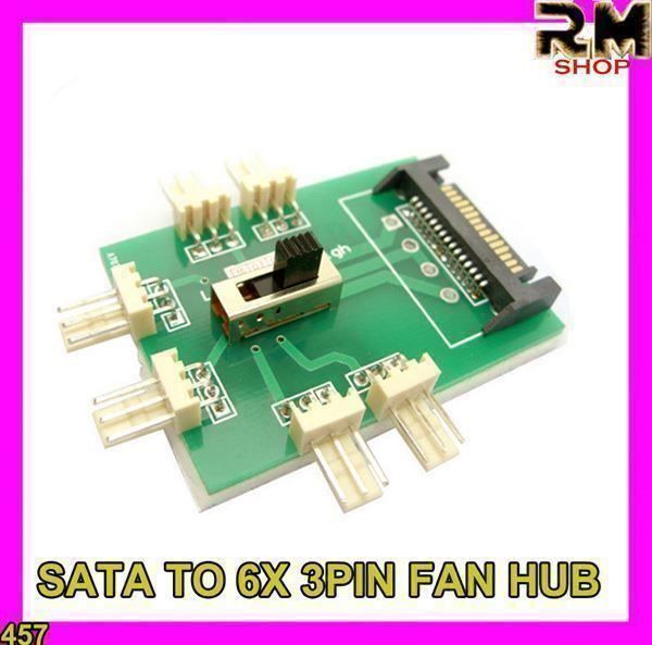 Ventilatori: SATA zu 8 x 3Pin Ventilator NABE – Nuovo e nell'imballaggio originale da Unterägeri venduto da RmOnline