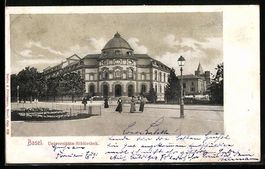 Basel, Universitäts-Bibliothek mit Stra