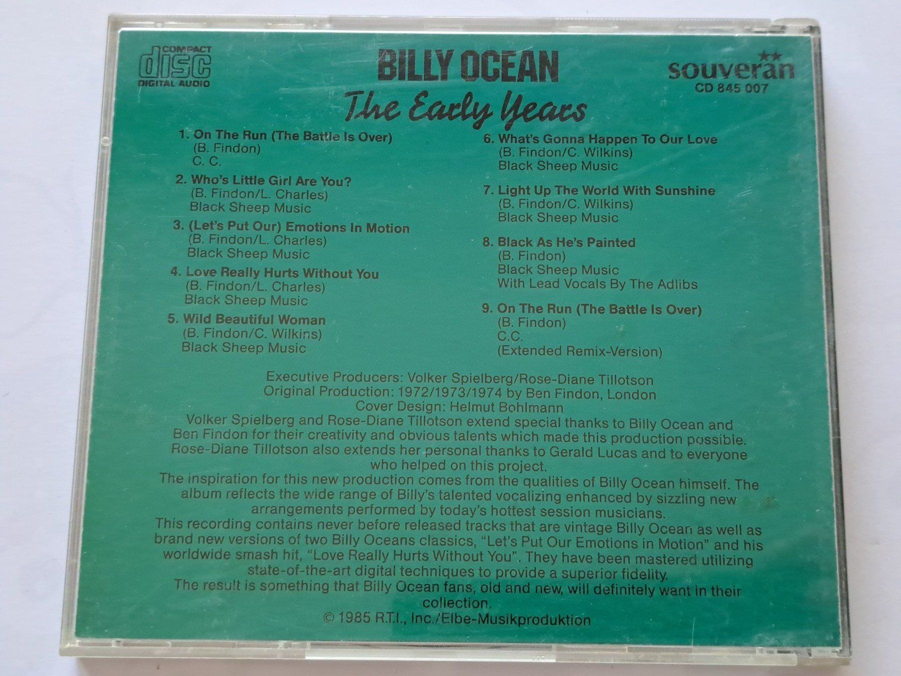 CD: Cd Billy Ocean - The Early Years  – Usato da Pully venduto da bro_n52j 1