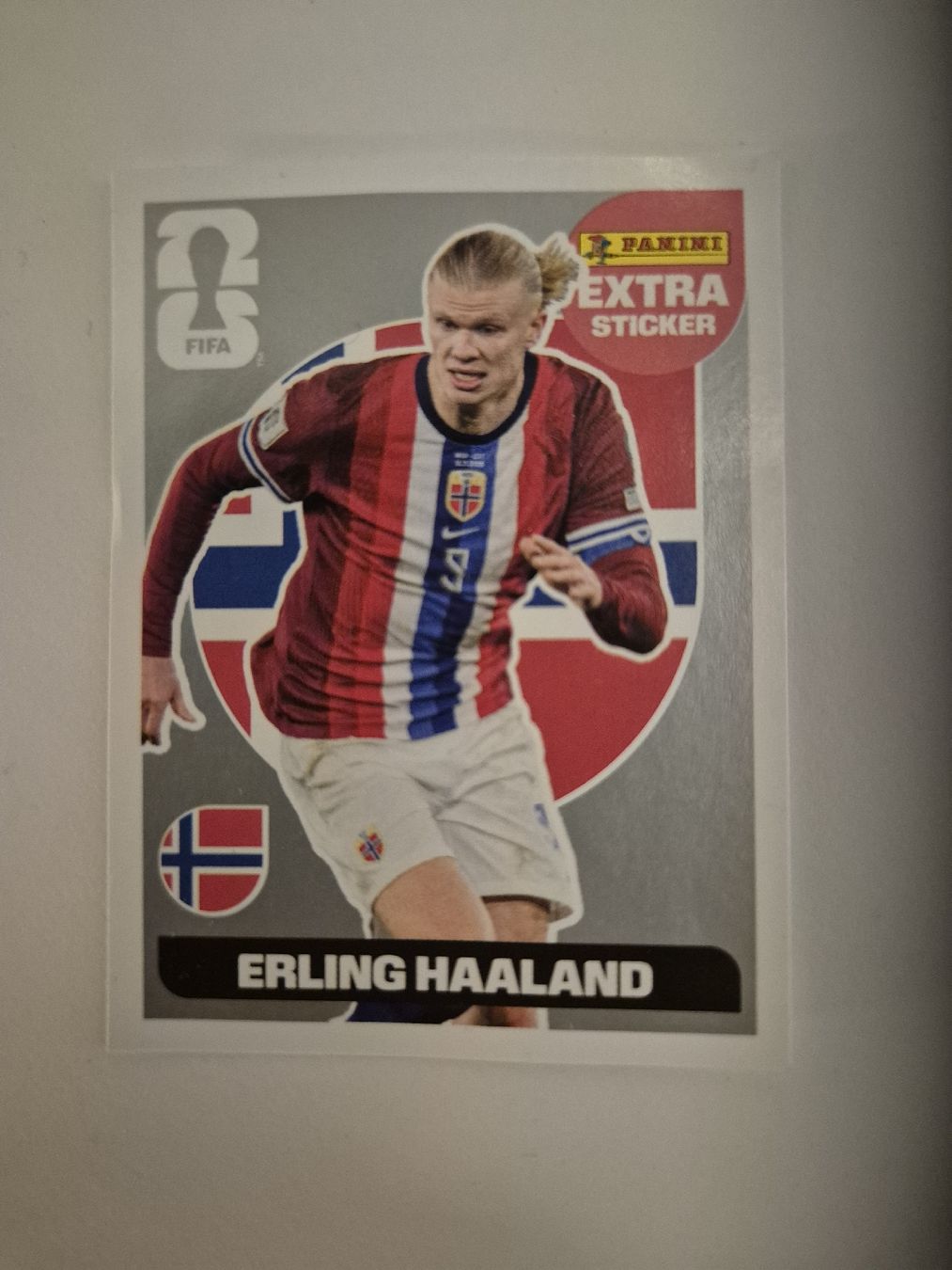 Panini Sammelbilder & Trading cards: Erling Haaland silber Extrasticker Panini WM 2026 – Neu und originalverpackt aus Altdorf UR von dafa10