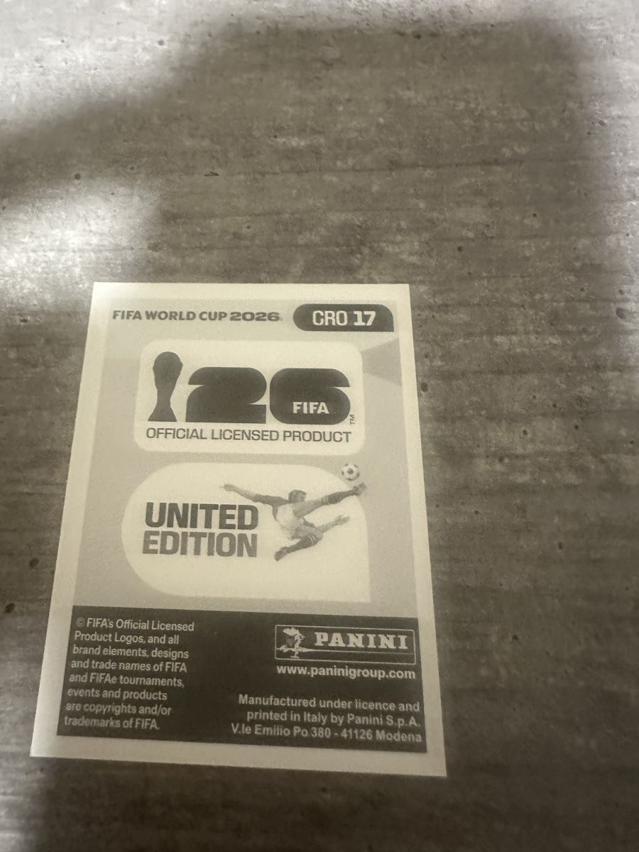Panini Carte collezionabili: CRO 17 , FIFA WORLD CUP 2026 PANINI  – Nuovo (secondo la descrizione) da Frauenfeld venduto da 1PegPeg1 1