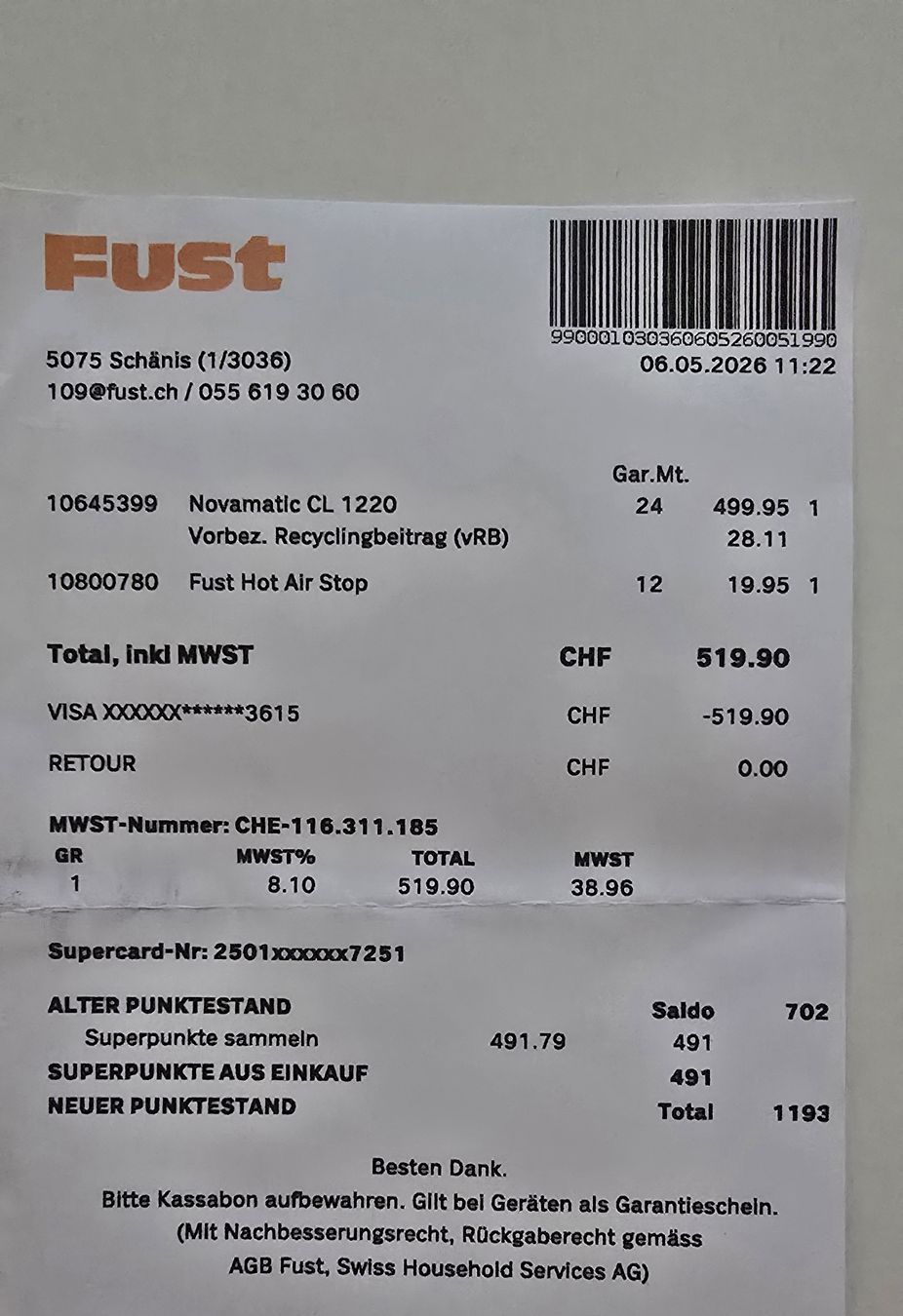 Novamatic Condizionatori: Klimagerät mobil CL 1220 Neu – Nuovo (secondo la descrizione) da Niederurnen venduto da nomi72 1