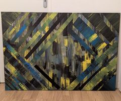 😊 CC Art Acrylgemälde,83x123cm, auf Leinwand, handmade
