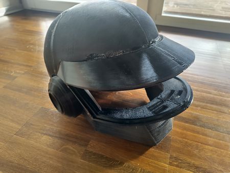Daft Punk Helm 3D Druck, unfertig, defekt