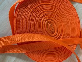 20 Meter Einfassband orange, 25mm breit
