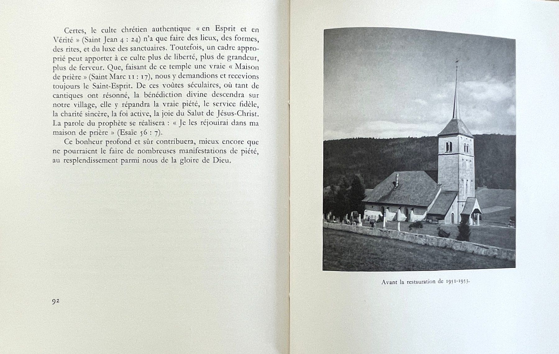 Libri: Le Temple de La Sagne – Usato da Savagnier venduto da Ne2065 6