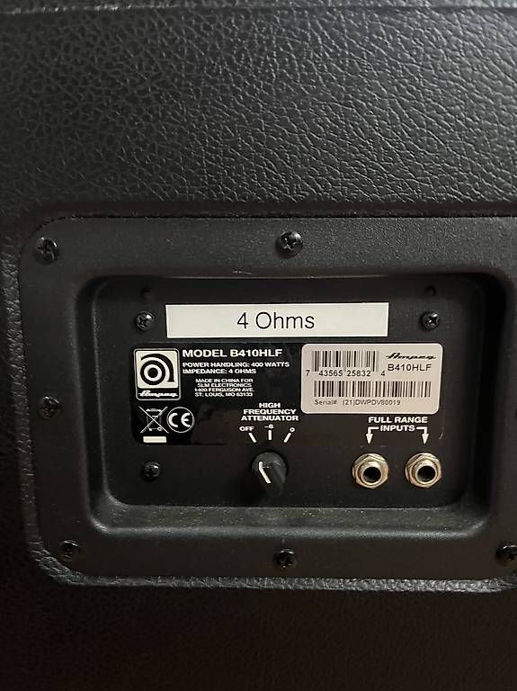 Casse acustiche: HP passif Ampeg – Usato da Renens venduto da fre_25x2 1