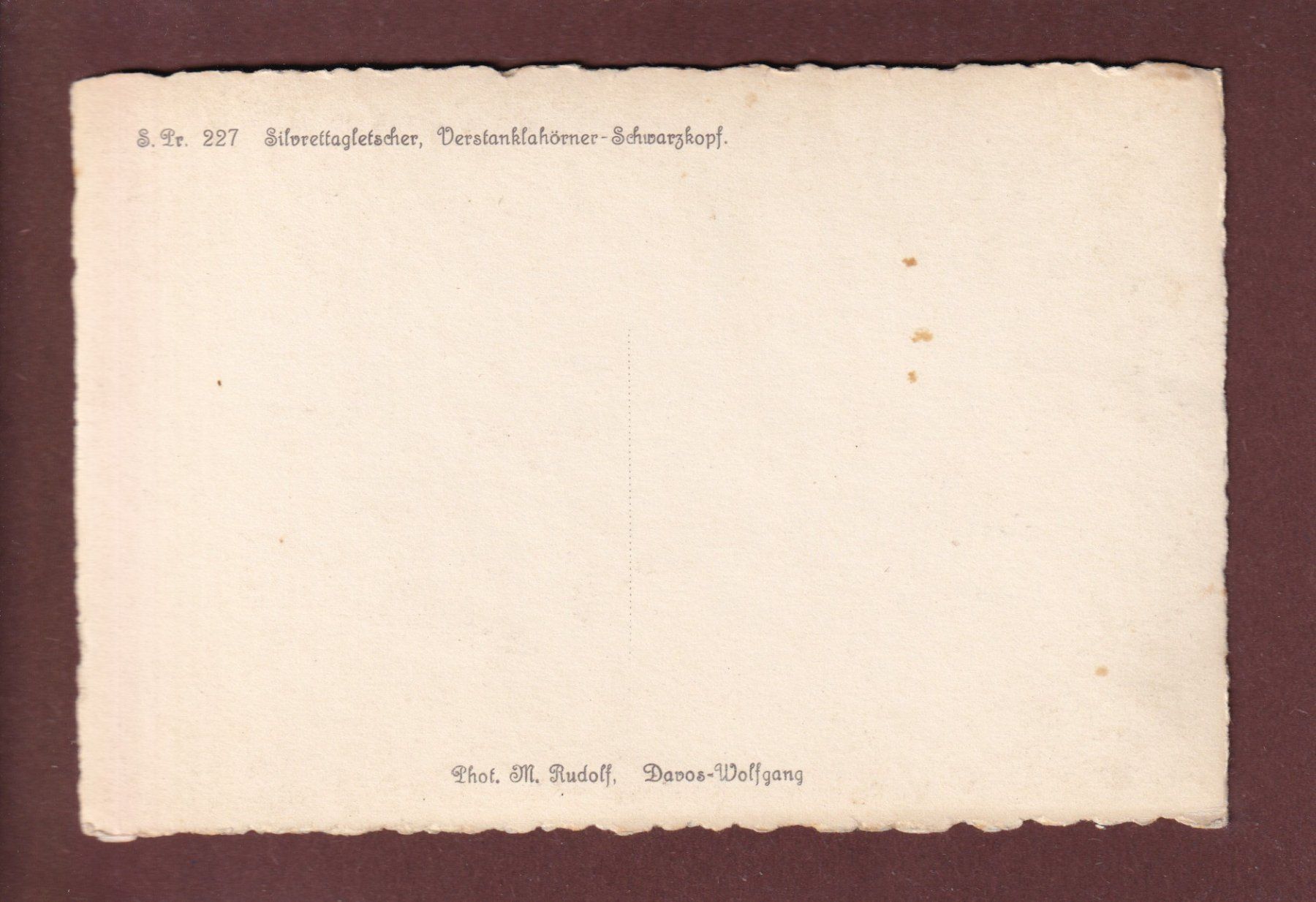 Cartoline postali: SILVRETTAGLETSCHER - Verstanklahörner - Schwarzkopf – Usato da Pully venduto da nicecards 1