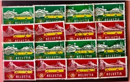 Nr.314/315 Sondermarken Alpenpost 1953 mit Stempel     