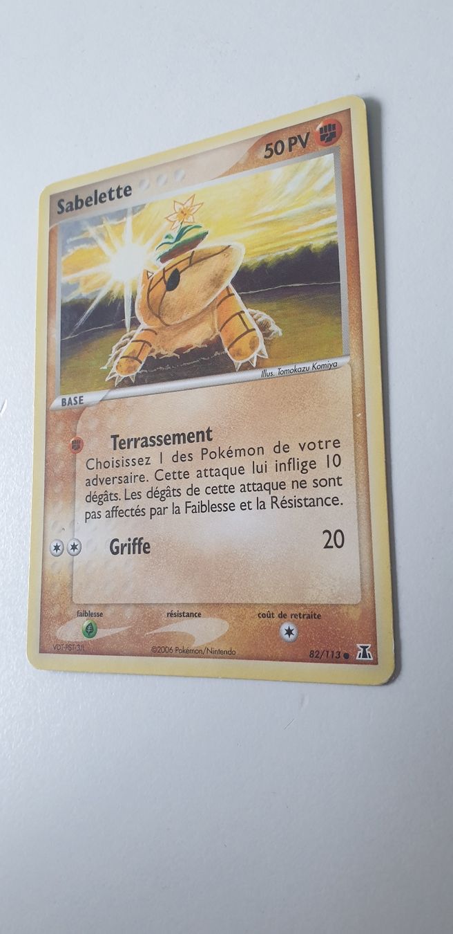 Pokémon Carte collezionabili: Pokemon Sabelette 82/113 – Usato da St-Sulpice VD venduto da Miwix 1
