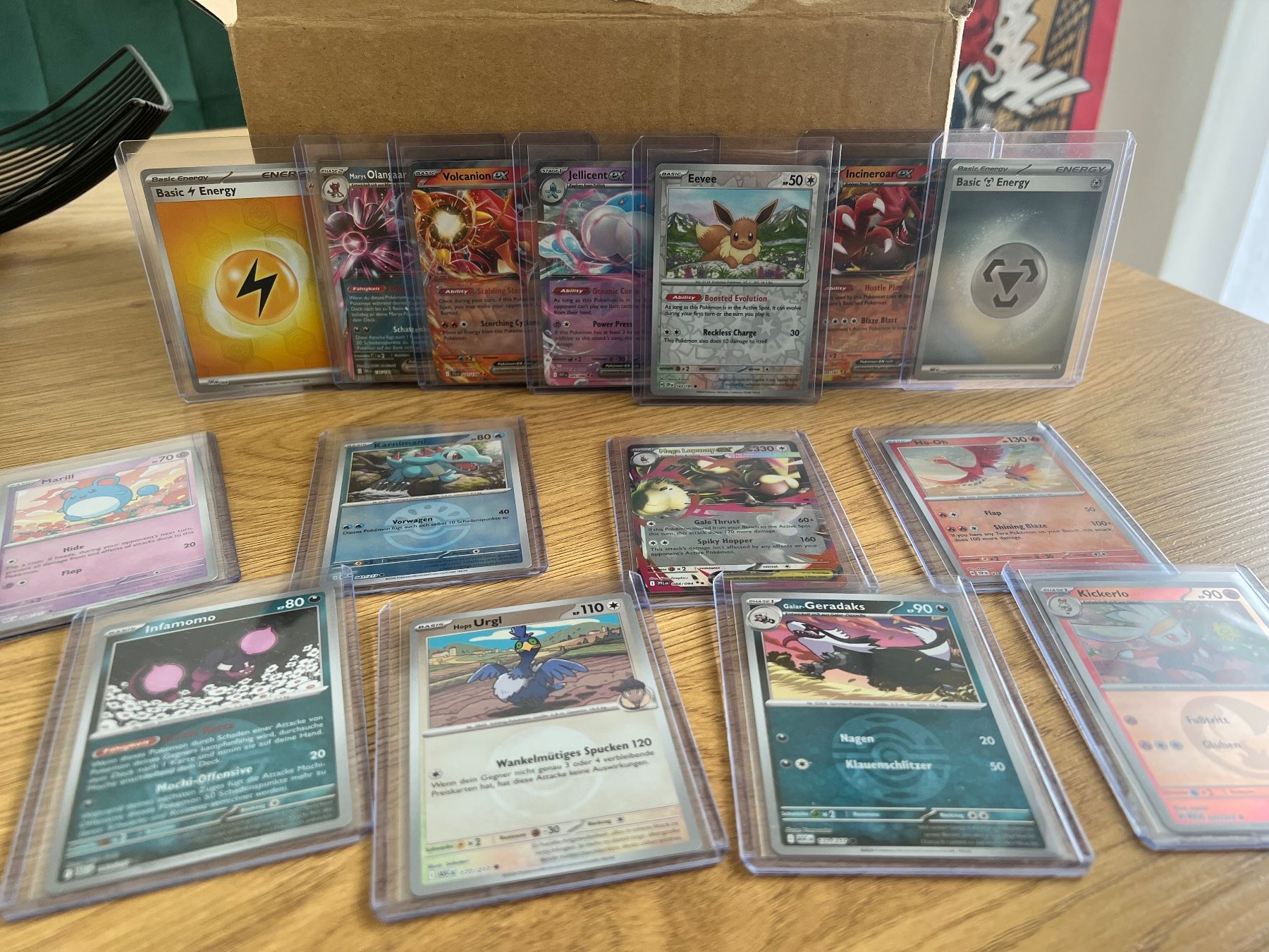 Pokémon Carte collezionabili: Pokémon Karten Sammlung – inkl. Toploader – Usato da Chur venduto da haris221 2