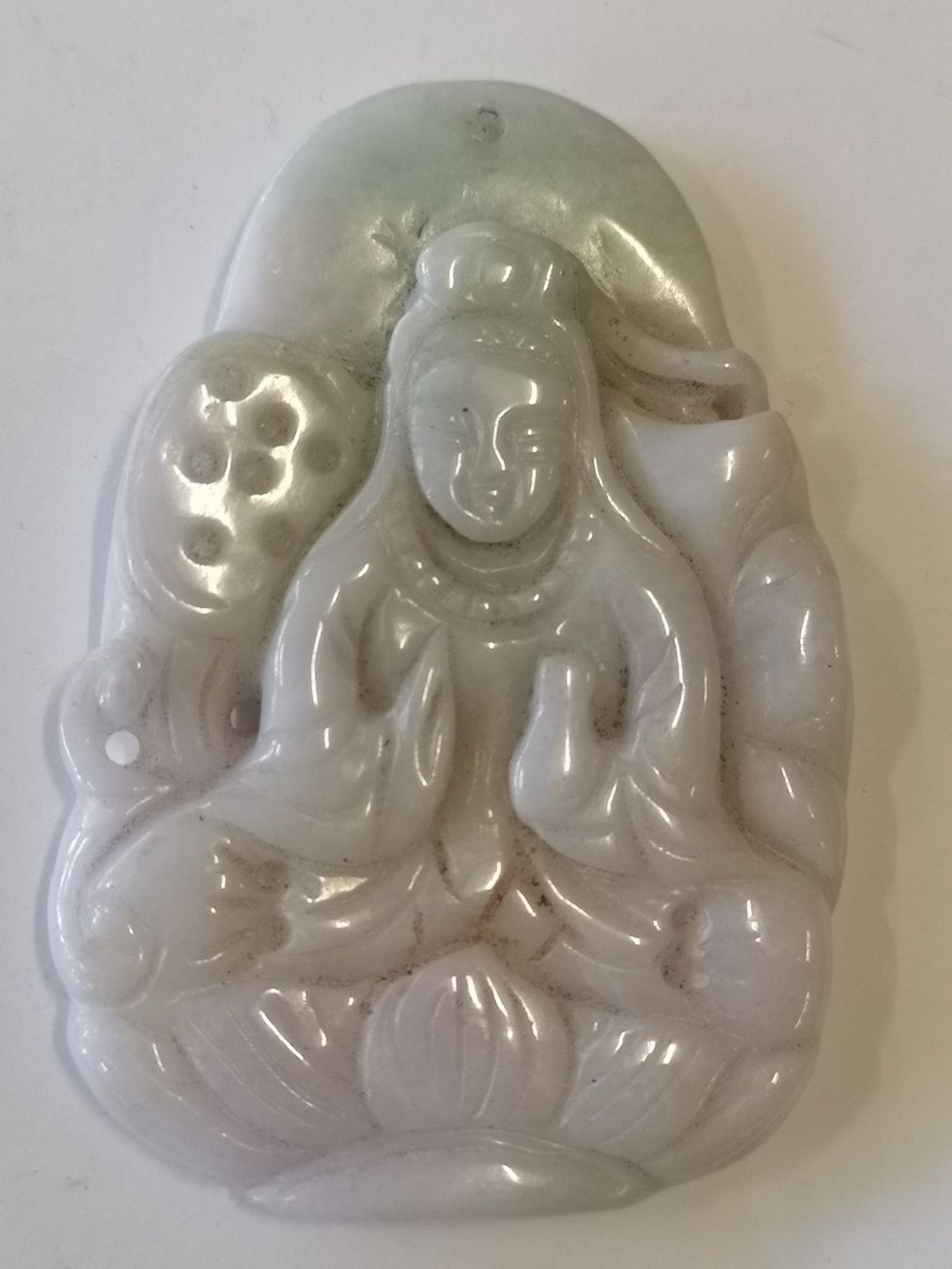 Statuette: alter Antiker Jade Figur Buddha Amulett Schutz Glücksbringer – Nuovo (secondo la descrizione) da Kloten venduto da Asiatica