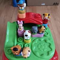 DISNEY Spieltisch mit Stauraum+Hocker, Figuren+Klötze