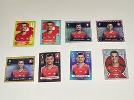 8 Panini Bilder Xhaka Schweiz Nati Basel Arsenal Leverkusen