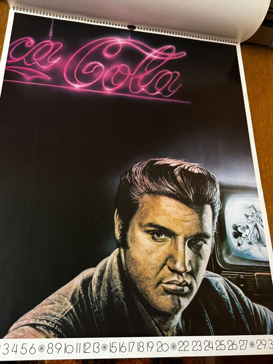 Calendari: Alter Elvis Kalender – Usato da Egg b. Zürich venduto da Brocki_Insel_Egg 3