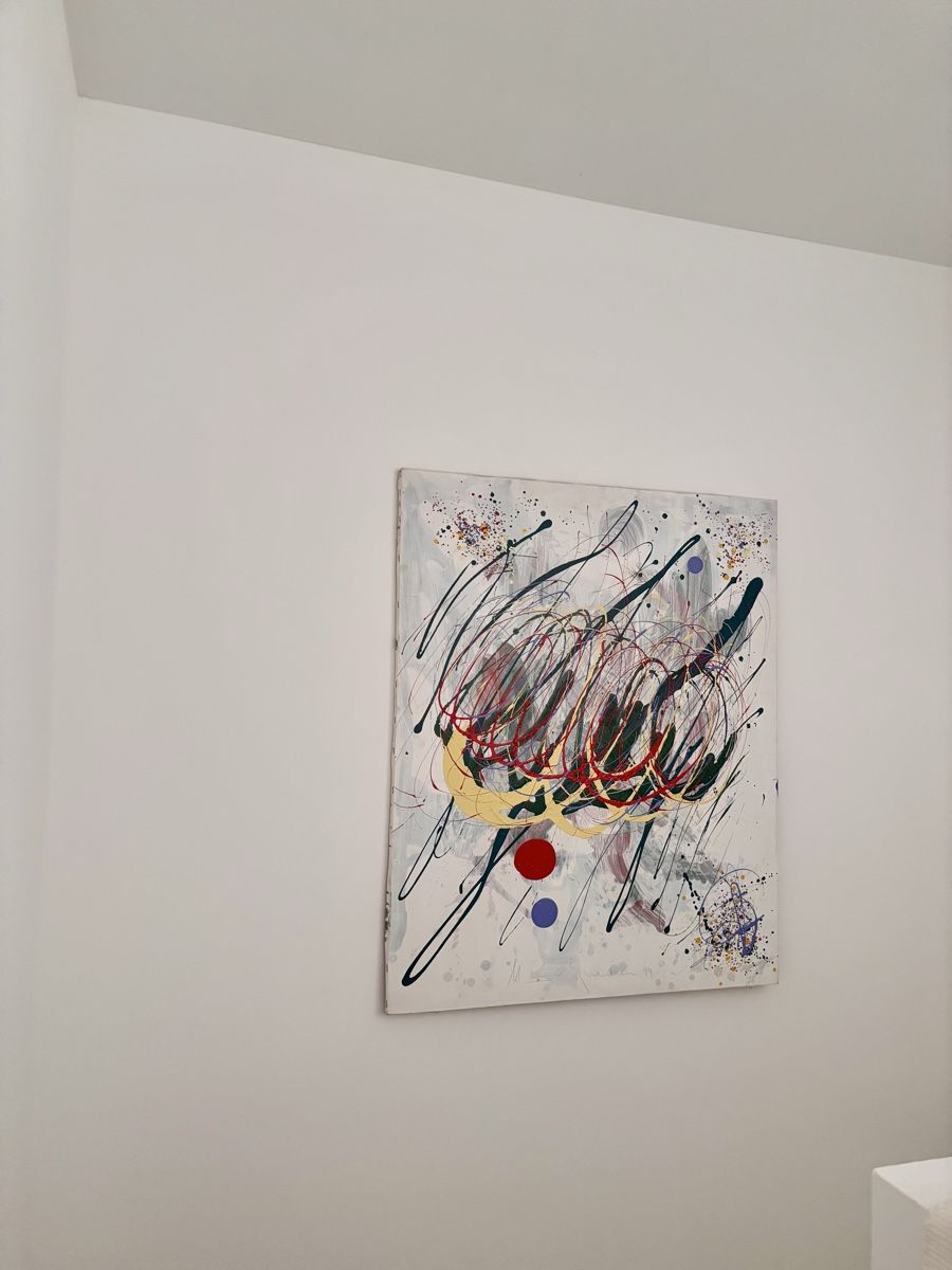 Gemälde: Original Abstract Painting, signed M. Schumacher '94 – Gebraucht aus Zürich von Sonikasantos 3