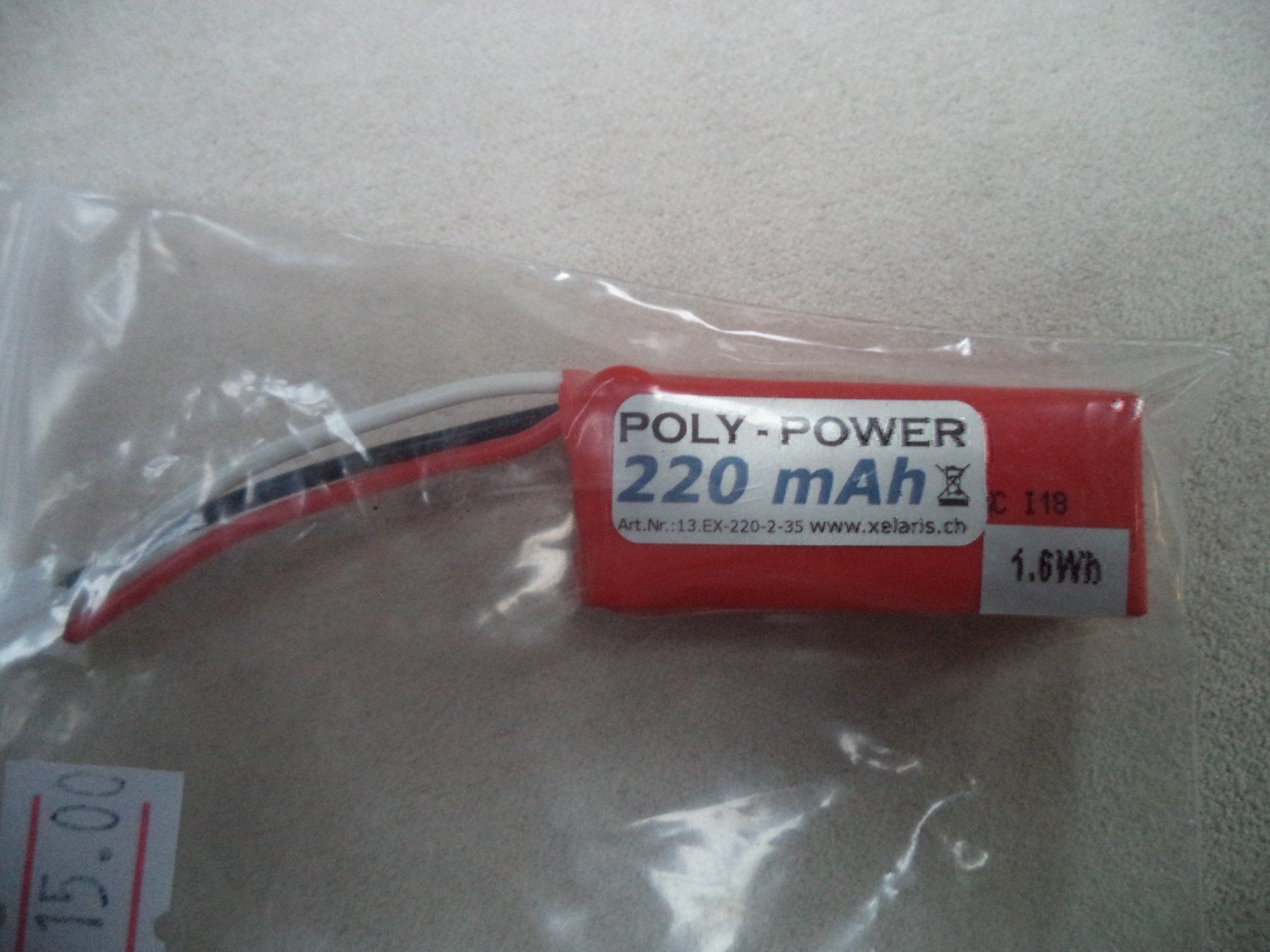 Batterie, Caricabatterie & Alimentatori: POLY-POWER  2S 220mAh  7.4V – Nuovo (secondo la descrizione) da Rieden AG venduto da Wirth03