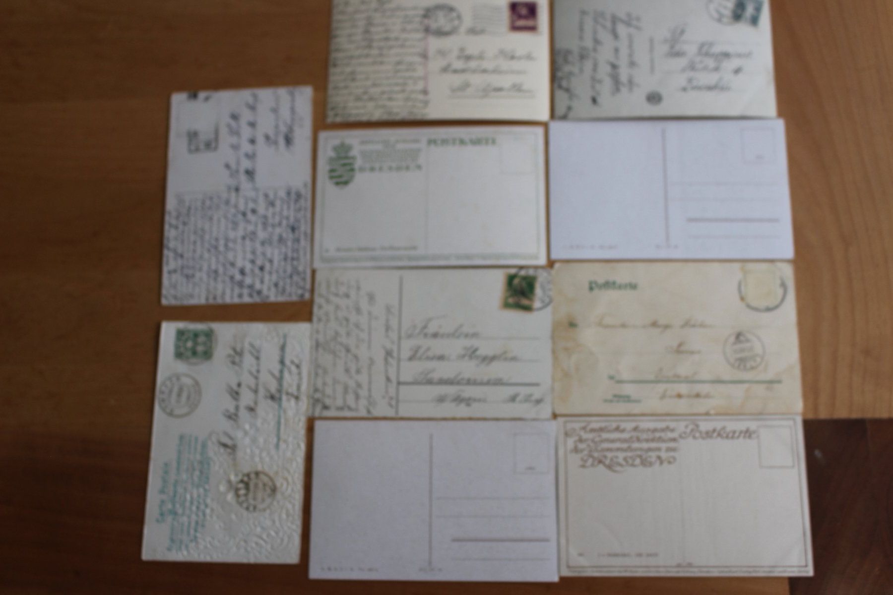 Cartoline postali: 10 Antike Postkarten Sammlung Kitschkarten – Usato da einsiedeln venduto da Huttli 1