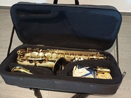Altsaxofon Selmer Super Action Serie II + Koffer + Rucksack