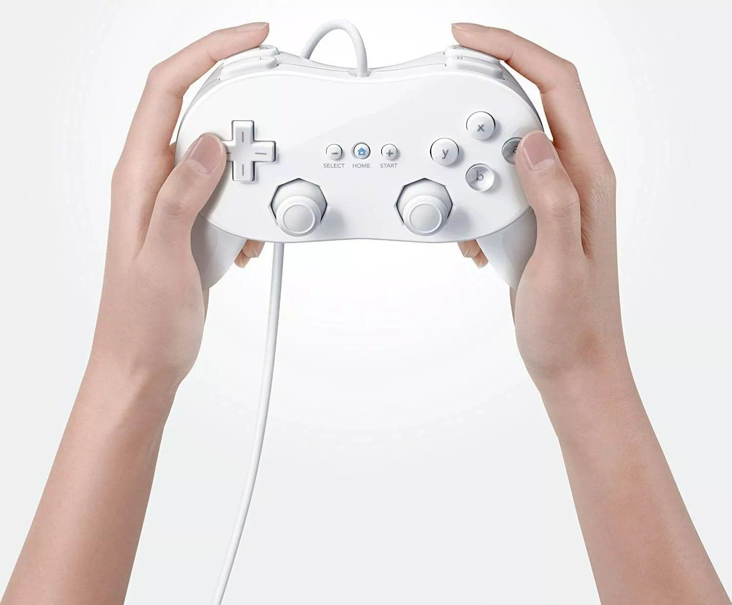 Controller: Nintendo Wii Controller Pro Classic Gamepad Joypad weiss – Nuovo (secondo la descrizione) da Kirchdorf AG venduto da Apost008